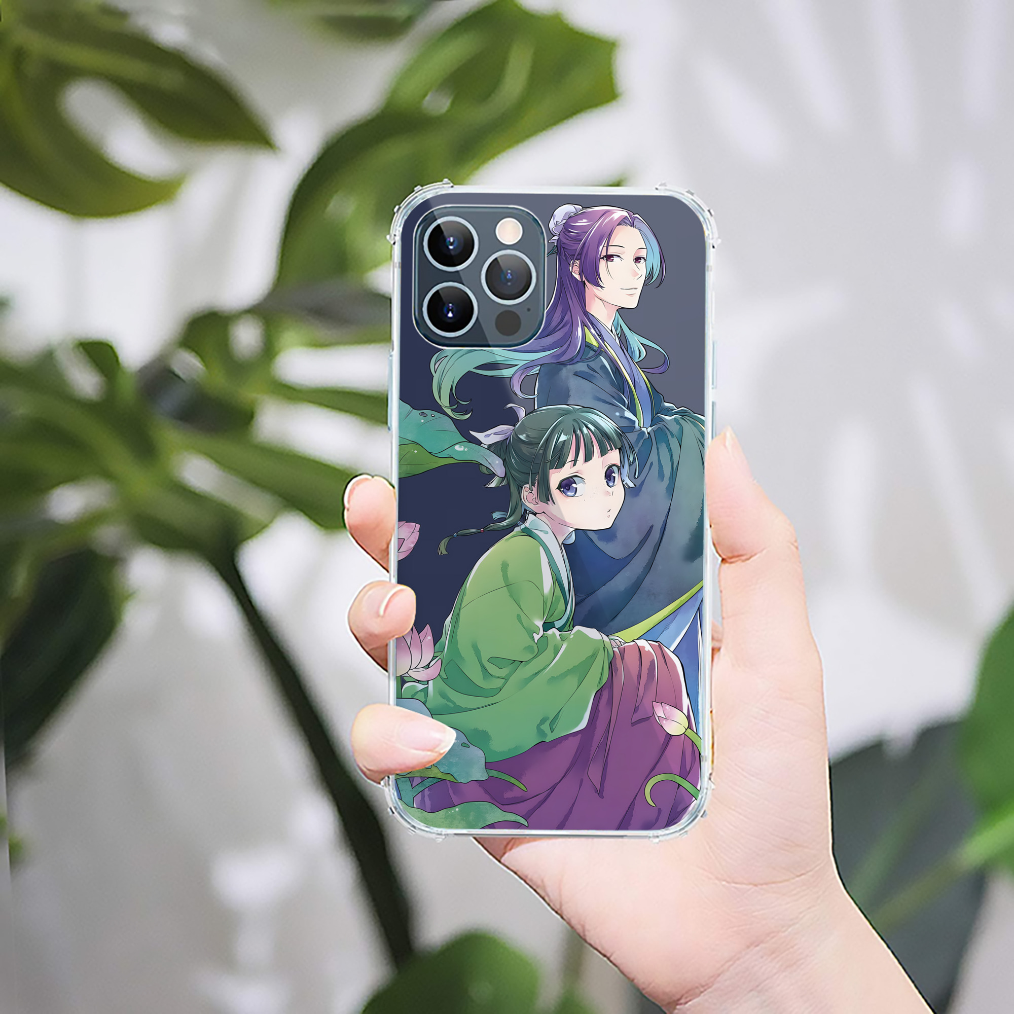 （画像用） 薬屋のひとりごと The Apothecary Diaries 【iPhone 12シリーズ対応】透明スマホケース（クリアソフトケース）